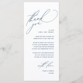 Moderne bruiloft in een binnenste plaats Hartelijk Programmakaart (Voorkant)