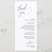 Moderne bruiloft in een binnenste plaats Hartelijk Programmakaart (Voorkant)