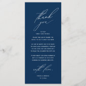 Moderne bruiloft in een binnenste plaats Hartelijk Programmakaart (Voorkant)