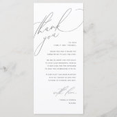 Moderne bruiloft in een binnenste plaats Hartelijk Programmakaart (Voorkant)