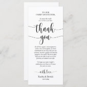 Moderne bruiloft in een binnenste plaats Hartelijk Programmakaart (Voorkant / Achterkant)