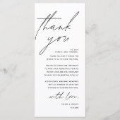 Moderne bruiloft in een binnenste plaats Hartelijk Programmakaart (Voorkant)