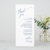 Moderne bruiloft in een binnenste plaats Hartelijk Programmakaart (Staand voorkant)