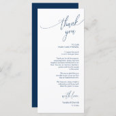 Moderne bruiloft in een binnenste plaats Hartelijk Programmakaart (Voorkant / Achterkant)