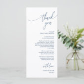 Moderne bruiloft in een binnenste plaats Hartelijk Programmakaart (Staand voorkant)