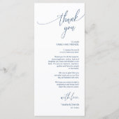 Moderne bruiloft in een binnenste plaats Hartelijk Programmakaart (Voorkant)