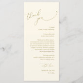 Moderne bruiloft in een binnenste plaats Hartelijk Programmakaart (Voorkant)