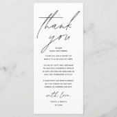 Moderne bruiloft in een binnenste plaats Hartelijk Programmakaart (Voorkant)