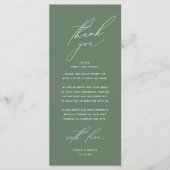 Moderne bruiloft in een binnenste plaats Hartelijk Programmakaart (Voorkant)