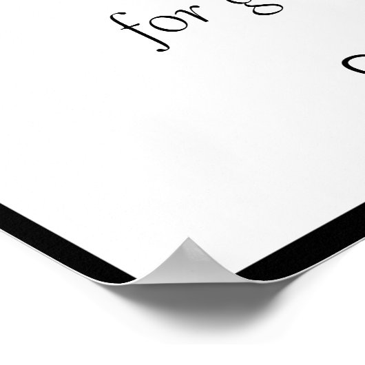 Moderne bruiloft kinder drukke tas poster (Hoek)