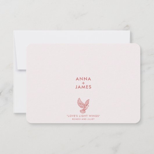 Moderne bruiloft QR-code Minimalistisch Elegant Qu RSVP Kaartje (Achterkant)