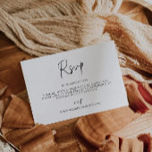 Moderne bruiloft RSVP Kaart Sjabloon