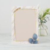 Moderne bruiloft/Save de datum Kaart (Staand voorkant)