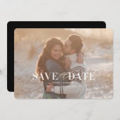 Moderne bruiloft Save the Dates Save The Date (Voorkant / Achterkant)