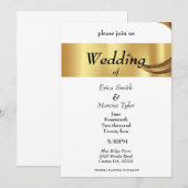 MODERNE BRUILOFT UITNODIGING (Voorkant / Achterkant)