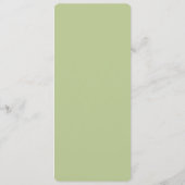 Moderne bruiloft voor filialen menu (Achterkant)