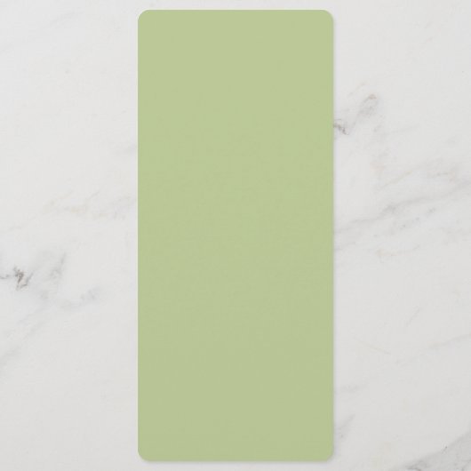 Moderne bruiloft voor filialen menu (Achterkant)