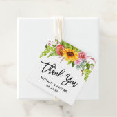 Moderne bruiloft voor penseel script Dank u Bedankjes Labels (In situ)