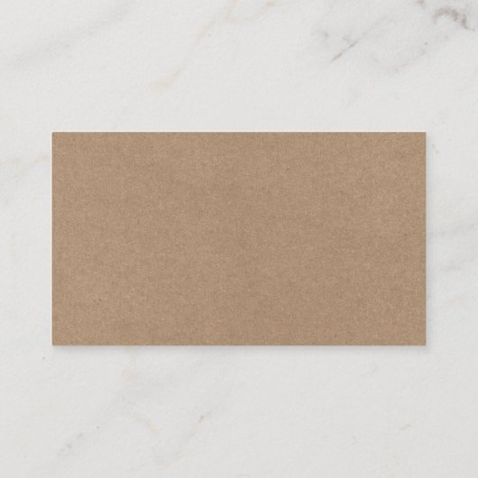 Moderne bruiloft voor penseel script QR Kraft Informatiekaartje (Achterkant)