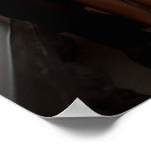 Moderne bruiloft zitgrafiek met foto 12 tafels poster (Hoek)