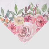 Moderne Bruiloftsbloemenshow Tissuepapier (Detail)