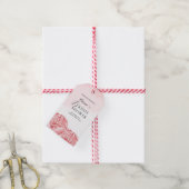 Moderne Bruiloftsbruidsgeschenklabels Cadeaulabel (Met Touw)