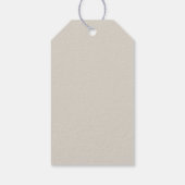 Moderne Bruiloftscadeau Tags Cadeaulabel (Achterkant)