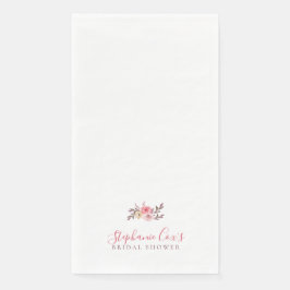 Moderne Bruiloftsontvangst met Bloemen Servet