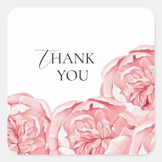 Moderne Bruiloftsshower Vierkante Sticker  (Voorkant)