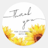 Moderne Bruiloftsshower Vierkante Sticker (Voorkant)