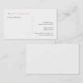 Moderne bruin bruin bruin bruin bruin visitekaartje (Voorkant / Achterkant)