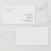 Moderne bruin bruin bruin bruin bruin visitekaartje (Voorkant / Achterkant)