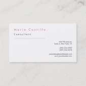 Moderne bruin bruin bruin bruin bruin visitekaartje (Voorkant)