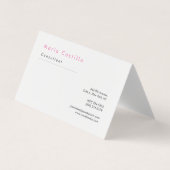 Moderne bruin bruin bruin bruin bruin visitekaartje (Voorkant)