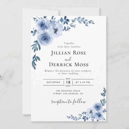 moderne bruine bruinrode bruidebruine bruidebruine kaart (Voorkant)