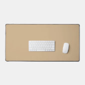 Moderne bruine bureaumat voor schone werkoppervlak (Keyboard & Muis)