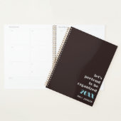 Moderne bruine crème Be georganiseerd gepersonalis Planner (Display)
