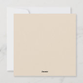 Moderne bruine crème moskee Ramadan Kareem Feestdagenkaart (Achterkant)