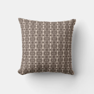 Moderne bruine en beige stijlvolle Tao Kussen