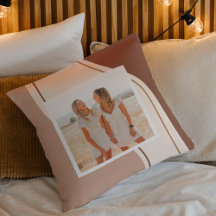 Moderne bruine en beige vorm | Fotocadeau