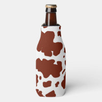Moderne bruine Koe vlekken Print Cowboy