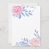 Moderne bruine roze roze roze minimalistische brui kaart (Achterkant)