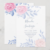 Moderne bruine roze roze roze minimalistische brui kaart (Voorkant / Achterkant)