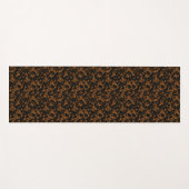Moderne Bruine Schildpad Stijlvol Yogamat (Voorkant (horizontaal))