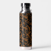 Moderne bruine schildpadstijl stijlvol waterfles (Links)