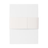 Moderne bruine sneeuwroze bruiloft uitnodigingen wikkel (Achterkant Voorbeeld)