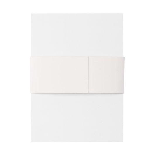 Moderne bruine sneeuwroze bruiloft uitnodigingen wikkel (Achterkant Voorbeeld)