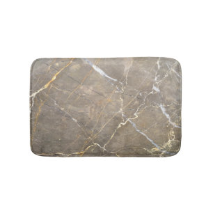 Moderne Bruine Steen, Marmer Patroon Badmat