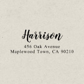 Moderne Brush Script Kalligrafie Eenvoudige Zelfko Zelfinktende Stempel