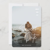 Moderne brute foto's bewaren de datum (Voorkant)